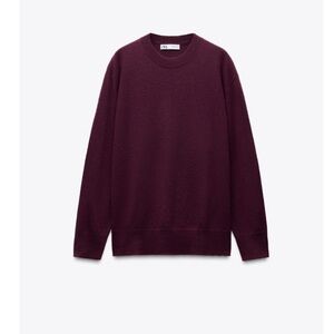 Zara Women's Wool Crew Neck Sweater